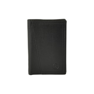 Daston 065 Ανδρικό Δερμάτινο Πορτοφόλι Μαύρο