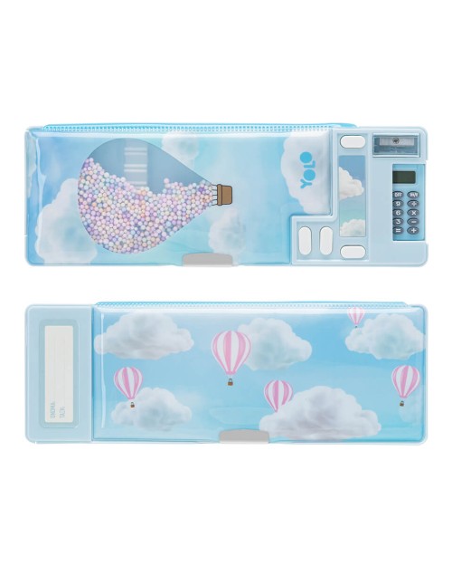 Κασετίνα Hot Air Ballon Yolo Γαλάζια 10147