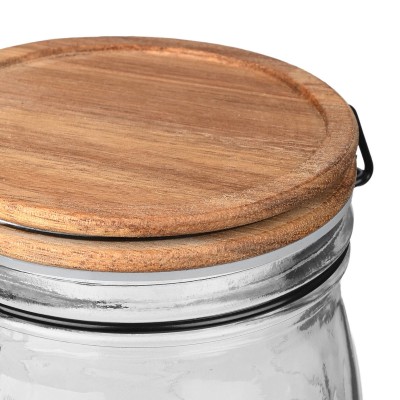 ESTIA ΔΟΧΕΙΟ ΑΠΟΘΗΚΕΥΣΗΣ ALLURE ΓΥΑΛΙΝΟ 2000ml ΜΕ ΚΛΙΠ ΚΑΠΑΚΙ