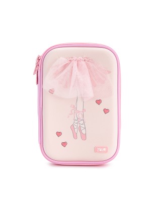 Διπλή Κασετίνα Ballet Yolo Ροζ 91505