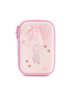 Διπλή Κασετίνα Ballet Yolo Ροζ 91505