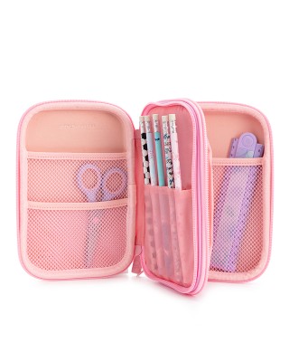 Διπλή Κασετίνα Ballet Yolo Ροζ 91505