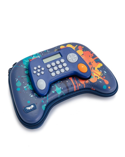 Διπλά Κασετίνα Blue Gaming Yolo Μπλε 91507