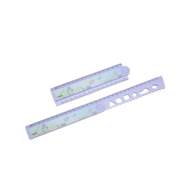 Αναδιπλούμενος Χάρακας Flowers 30cm Yolo 90307