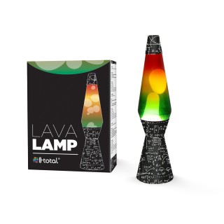 Total Gift Διακοσμητικό Φωτιστικό Lava Lamp σε Μαύρο Χρώμα XL1777