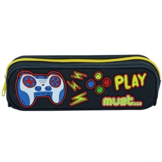 Must 3d Focus Κασετίνα από Σιλικόνη Βαρελάκι με 1 Θήκη Πολύχρωμη 000585629