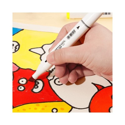 Deli Μαρκαδόροι Ζωγραφικής Διπλής Μύτης Σετ 12τμχ 482019