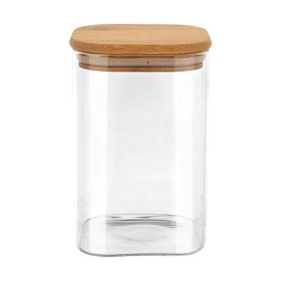 ESTIA ΔΟΧΕΙΟ ΑΠΟΘΗΚΕΥΣΗΣ BAMBOO ESSENTIALS 950ml ΓΥΑΛΙΝΟ ΜΕ ΚΑΠΆΚΙ