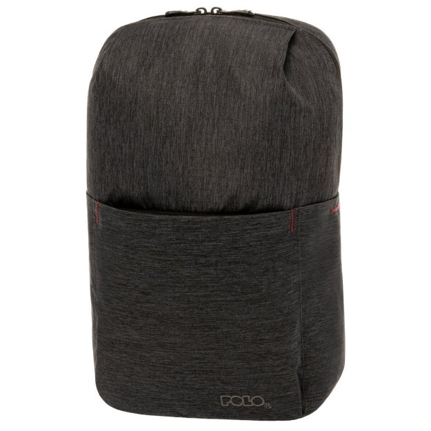 Polo Airy Σχολική Τσάντα Πλάτης Νηπιαγωγείου Μαύρη 10lt 9-02-038-2001