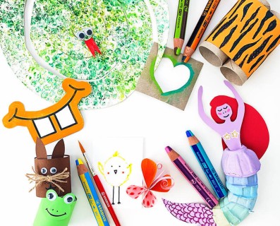 Stabilo Woody 3in1 Duo Σετ Ξυλομπογιές με Χοντρή Μύτη 6τμχ