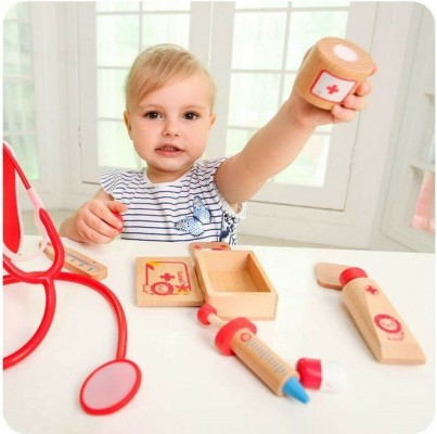 iwood Ξύλινο Παιδικό Ιατρικό Σετ για 3+ Ετών W14005