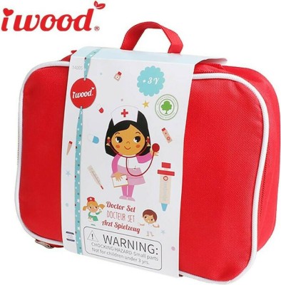 iwood Ξύλινο Παιδικό Ιατρικό Σετ για 3+ Ετών W14005