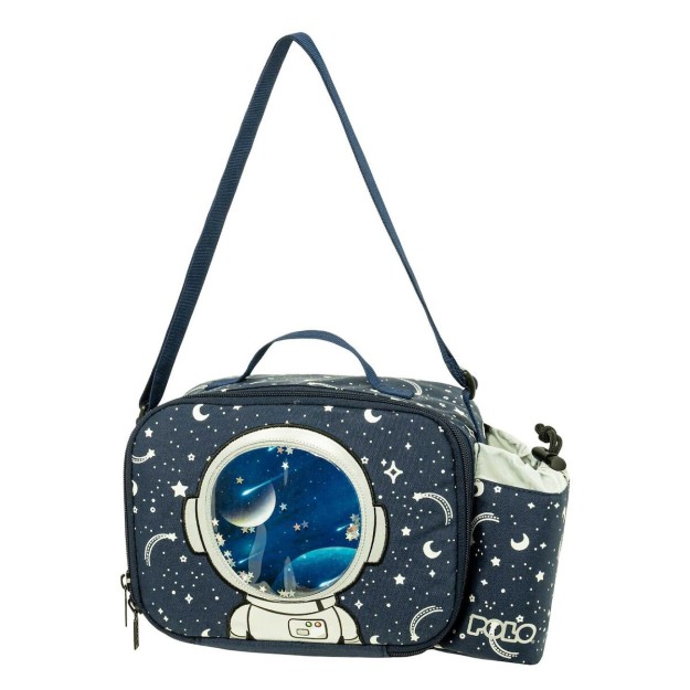 Polo Σχολική Ισοθερμική Θήκη Φαγητού 5.5lt Μπλε 26 x 13 x 17cm 9-07-068-8350