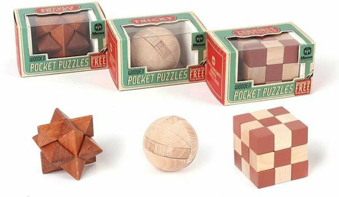 Mensa Cube Παζλ από Ξύλο για 6+ Ετών IQ-1027C