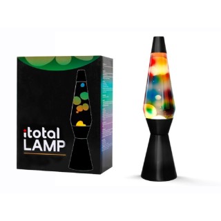 I-Total Διακοσμητικό Φωτιστικό Lava Lamp σε Μαύρο Χρώμα XL2340