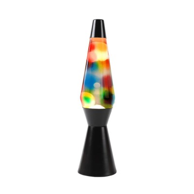 I-Total Διακοσμητικό Φωτιστικό Lava Lamp σε Μαύρο Χρώμα XL2340
