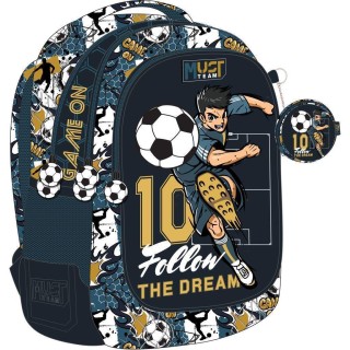 Must Team Σχολική Τσάντα Πλάτης Δημοτικού Πολύχρωμη 25lt