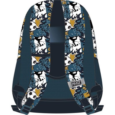 Must Team Σχολική Τσάντα Πλάτης Δημοτικού Πολύχρωμη 25lt