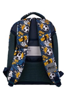 Must Team Σχολική Τσάντα Πλάτης Δημοτικού Πολύχρωμη 25lt