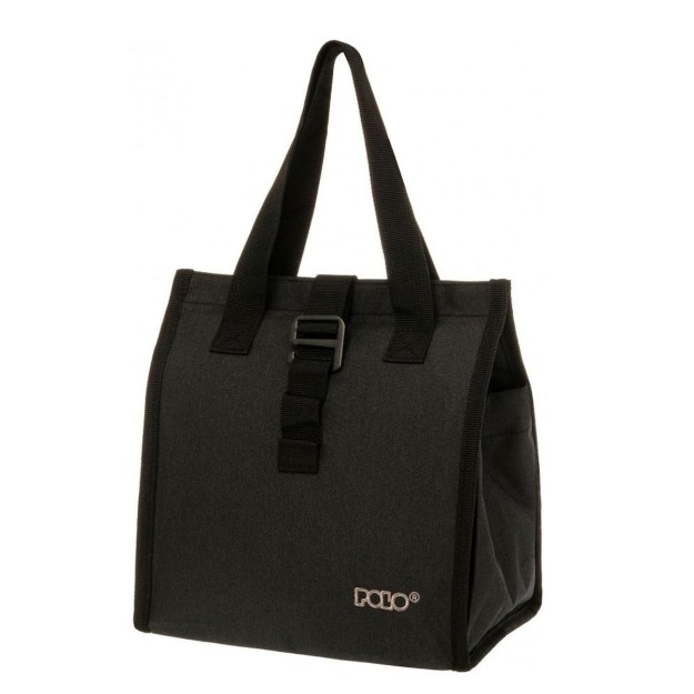 Polo Office Ισοθερμική Τσάντα Φαγητού Μαύρη 6lt 9-07-061-2001
