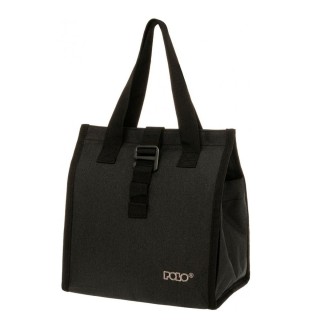 Polo Office Ισοθερμική Τσάντα Φαγητού Μαύρη 6lt 9-07-061-2001