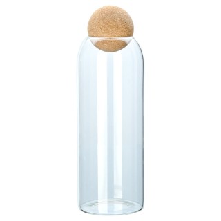 ESTIA ΔΟΧΕΙΟ ΑΠΟΘΗΚΕΥΣΗΣ ΓΥΑΛΙΝΟ 1300ml ΜΕ ΚΑΠΑΚΙ ΦΕΛΛΟΥ