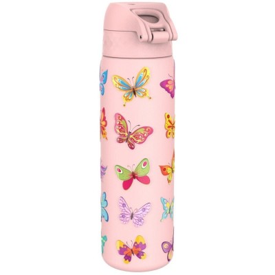 Ion8 Παιδικό Παγούρι Μεταλλικό Πεταλούδα Ανοξείδωτο 600ml I8SS600PPBFLY