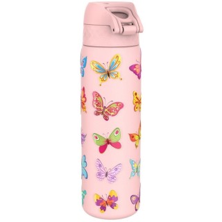 Ion8 Παιδικό Παγούρι Μεταλλικό Πεταλούδα Ανοξείδωτο 600ml I8SS600PPBFLY