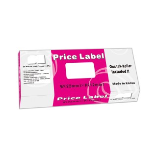 Motex 1000 Αυτοκόλλητες Ετικέτες σε Ρολό για Ετικετογράφο 22x12mm 25τμχ