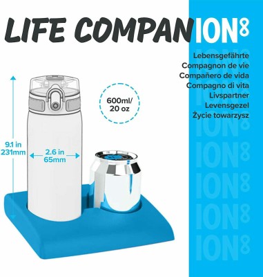 Ion8 Παιδικό Παγούρι Πλαστικό Ροζ 600ml I8RF500PKOA2