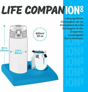 Ion8 Παιδικό Παγούρι Πλαστικό Ροζ 600ml I8RF500PKOA2