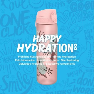 Ion8 Παιδικό Παγούρι Πλαστικό Ροζ 600ml I8RF500PKOA2