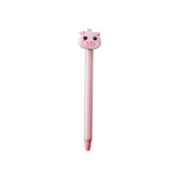 I-Total Στυλό Erasable Ροζ ''Pig'' με Μπλε Μελάνι XL2177F