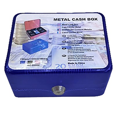 HOMie Κουτί Ταμείου με Κλειδί 96-856 Μπλε