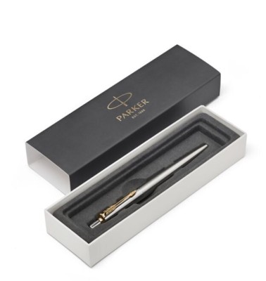 Parker Στυλό Ballpoint με Μπλε Μελάνι 1953182 Stainless Steel GT