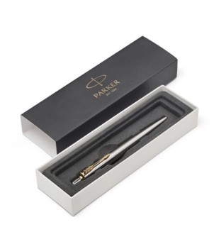 Parker Στυλό Ballpoint με Μπλε Μελάνι 1953182 Stainless Steel GT