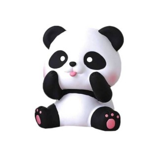 Δωρόσημο Κουμπαράς Πλαστικός Panda Άσπρο/Μαύρο 15241