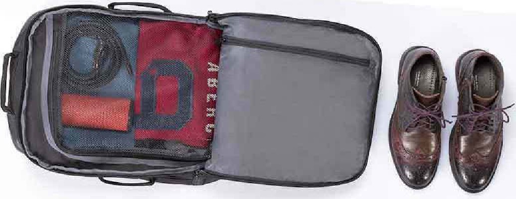 Polo Boston Υφασμάτινο Σακίδιο Πλάτης Αδιάβροχο Μαύρο 9-02-003-2000