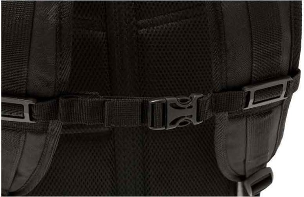 Polo Boston Υφασμάτινο Σακίδιο Πλάτης Αδιάβροχο Μαύρο 9-02-003-2000