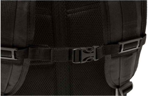 Polo Boston Υφασμάτινο Σακίδιο Πλάτης Αδιάβροχο Μαύρο 9-02-003-2000