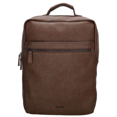 Beagles Τσάντα Πλάτης για Laptop 15.6" σε Καφέ χρώμα