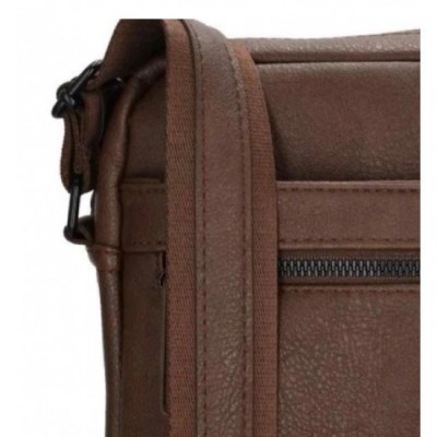 Beagles Ανδρική Τσάντα Ώμου / Χιαστί Καφέ 21672-097