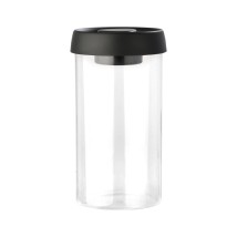 ESTIA ΔΟΧΕΙΟ ΑΠΟΘΗΚΕΥΣΗΣ ΚΕΝΟΥ ΑΕΡΟΣ ΓΥΑΛΙΝΟ 900ml ΜΕ ΚΑΠΑΚΙ ΜΑΥΡΟ