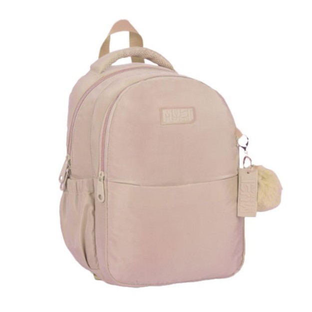 Τσαντα Πλατης Must Team 27χ12χ37 1 Κεντρικη Θηκη Μπρονζε