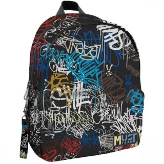 Must Σχολική Τσάντα Πλάτης Γυμνασίου - Λυκείου Inspiration Graffiti 25lt 000585803