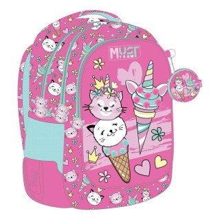 Τσάντα Πλάτης Δημοτικού Must Ice Cream Παγωτό 3 Θέσεων 000586285