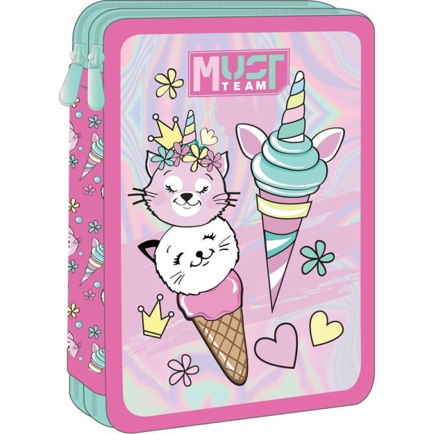 Κασετινα Διπλη Γεματη Must Team 15x5x21 Ice Cream