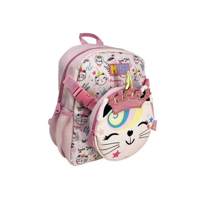 Must Σχολική Τσάντα Πλάτης Νηπιαγωγείου Ροζ 8lt 000586346