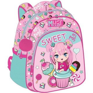 Must Σχολική Τσάντα Πλάτης Νηπιαγωγείου Ροζ 8lt 000586291