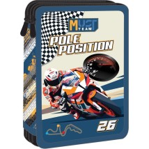 Διακάκης Must Κασετίνα Διπλή Γεμάτη ''Pole Position'' 15x5x21 000586733